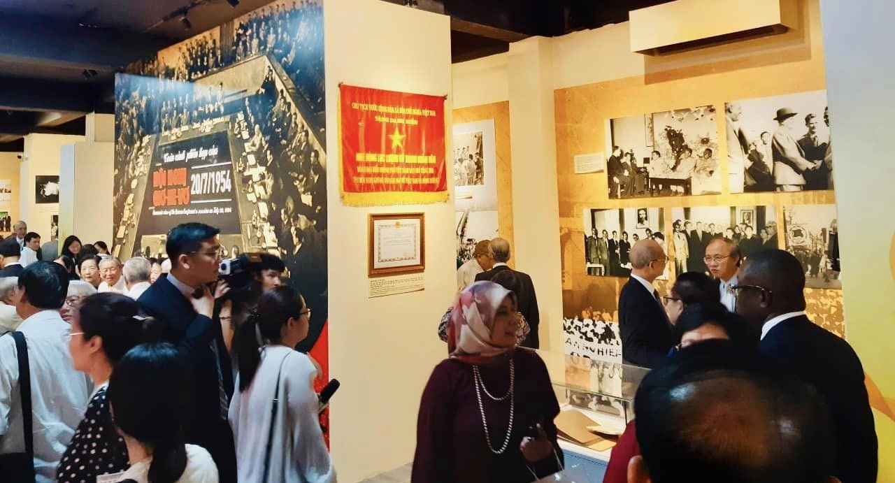 exhibition of over 120 documents commemorating geneva agreement opens in hanoi