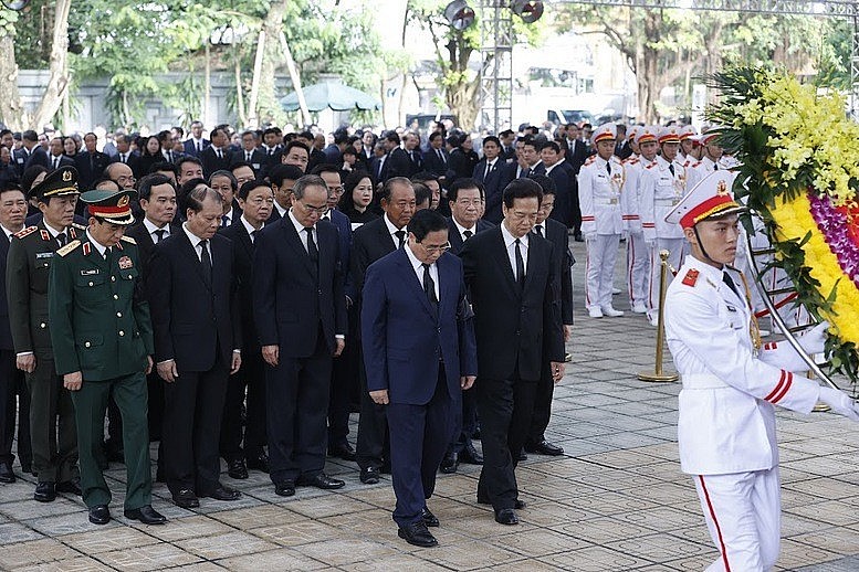 Party & State Leaders Pay Tribute to General Secretary Nguyen Phu Trong