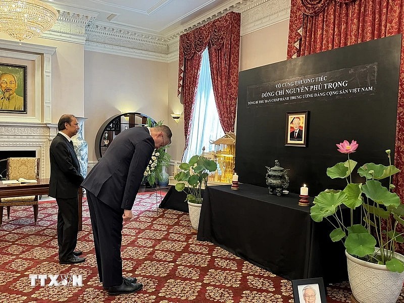 United Nations Leaders and Ambassadors Attend General Secretary Nguyen Phu Trong's Funeral