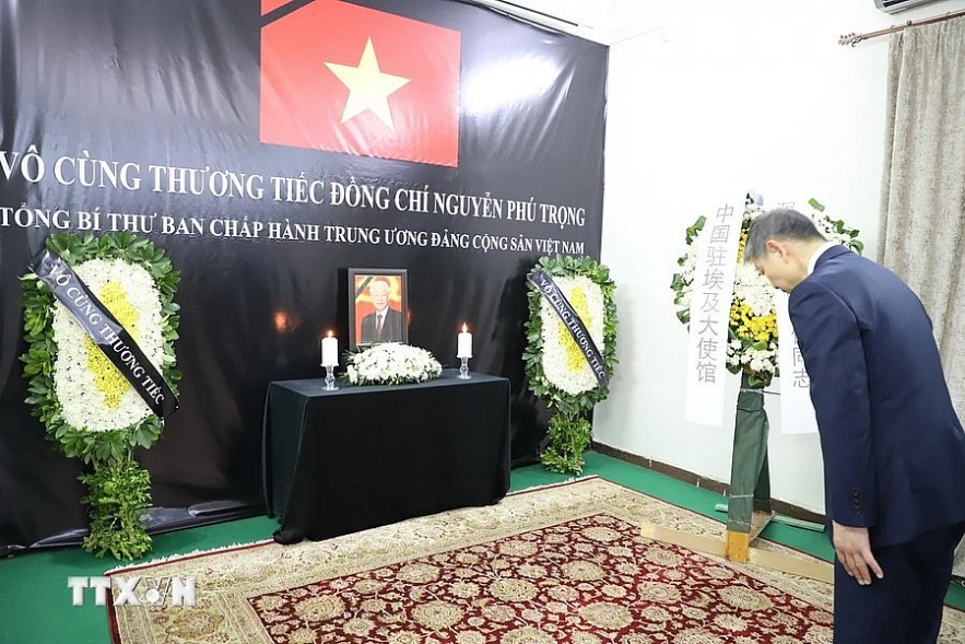 United Nations Leaders and Ambassadors Attend General Secretary Nguyen Phu Trong's Funeral