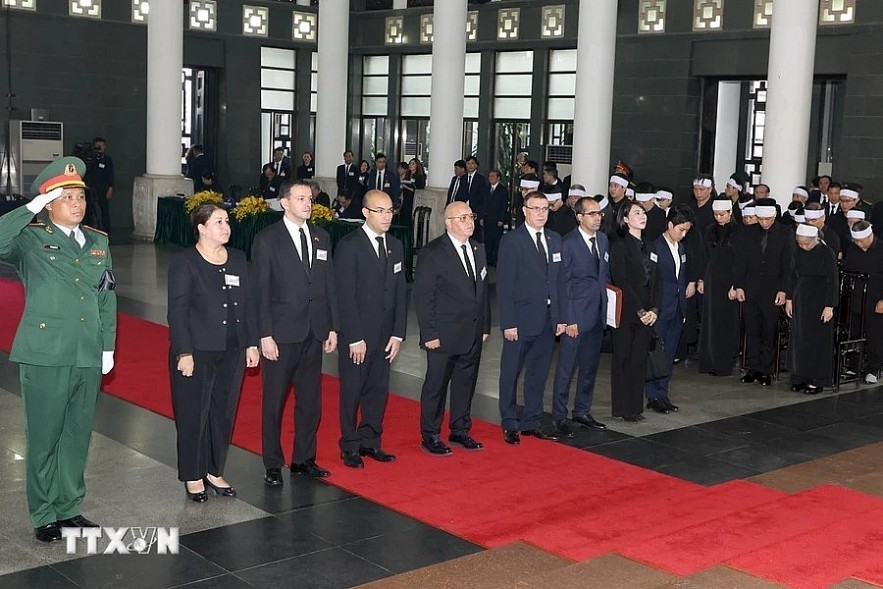 [Photo] Int'l Friends Visit Vietnam to Attend General Secretary Nguyen Phu Trong's Funeral