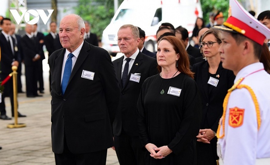 [Photo] Int'l Friends Visit Vietnam to Attend General Secretary Nguyen Phu Trong's Funeral