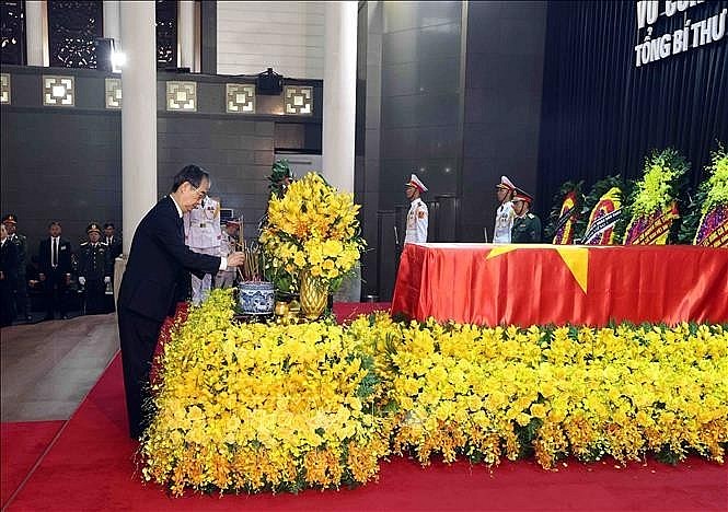 [Photo] Int'l Friends Visit Vietnam to Attend General Secretary Nguyen Phu Trong's Funeral