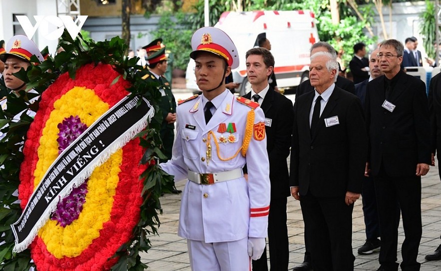 [Photo] Int'l Friends Visit Vietnam to Attend General Secretary Nguyen Phu Trong's Funeral