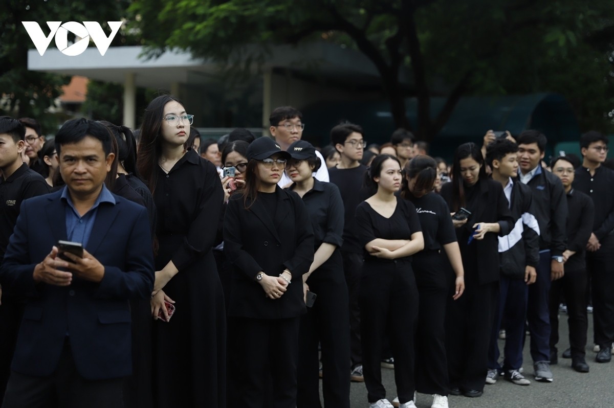 Endless Streams Of People Mourn General Secretary Nguyen Phu Trong