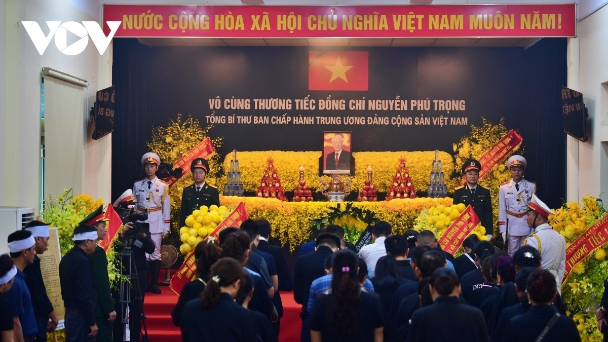 Endless Streams Of People Mourn General Secretary Nguyen Phu Trong