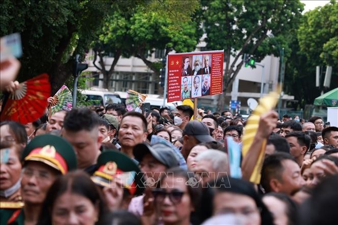 Endless Streams Of People Mourn General Secretary Nguyen Phu Trong