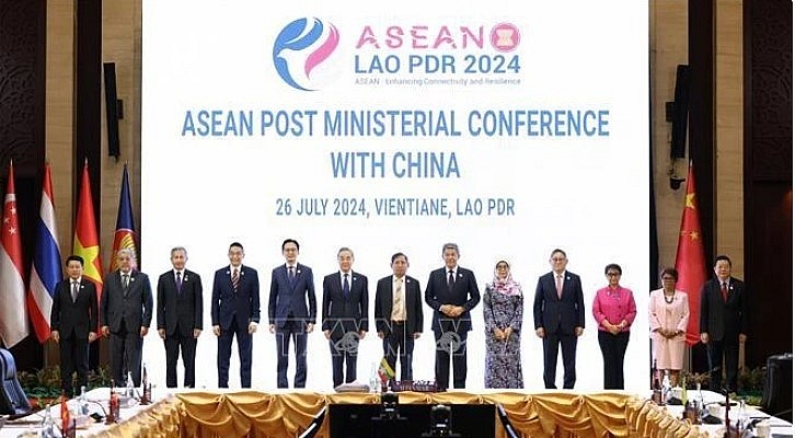 At the ASEAN Post Ministerial Meeting with China (Photo: VNA)