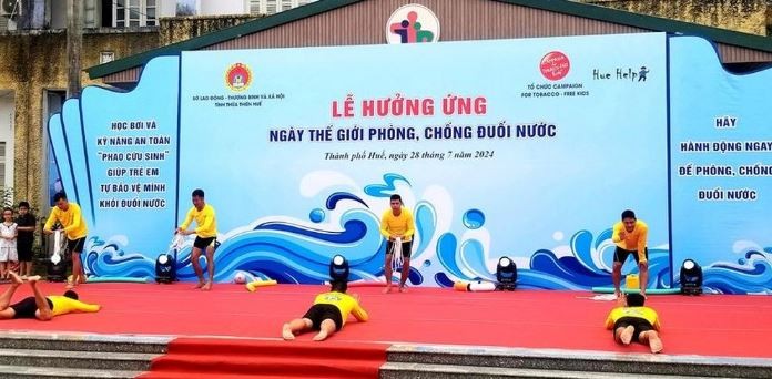 Hue City Enhances Awareness on Children Drowning Prevention