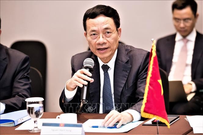 Minister of Information and Communications Nguyen Manh Hung. 