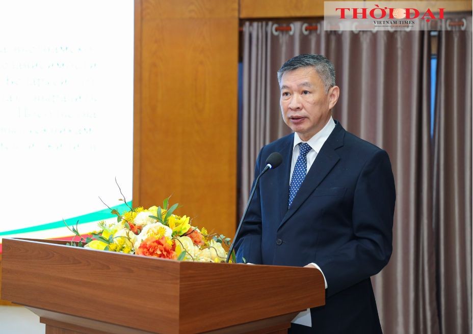 Nguyen Tuan Phong, Chairman of the Vietnam - Belarus Friendship Association. (Photo: Dinh Hoa)