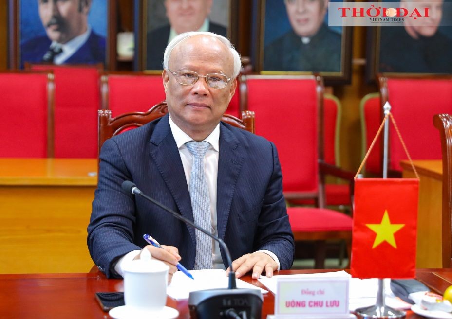 Chairman of the Vietnam Peace Committee Uong Chu Luu. (Photo: Dinh Hoa)