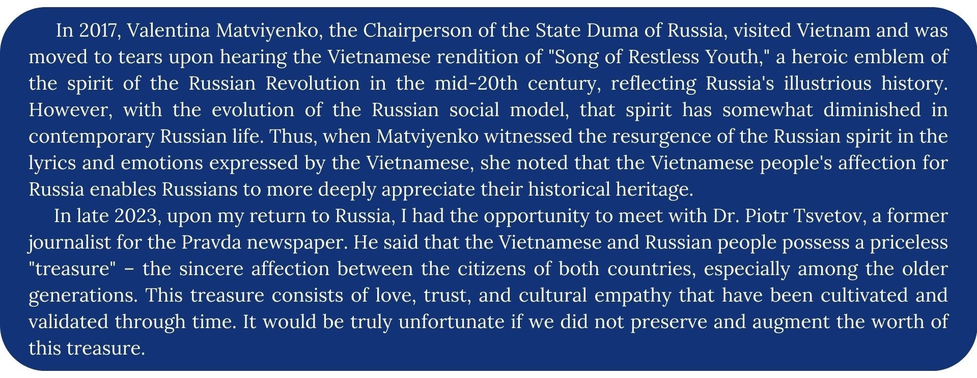 Humanity and Invincible - Foundations of Russian Culture