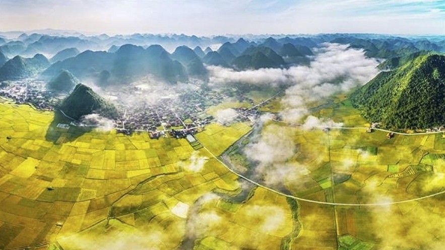 Bac Son Valley in the Lang Son Geopark area. (Photo: UNESCO Global Geoparks)