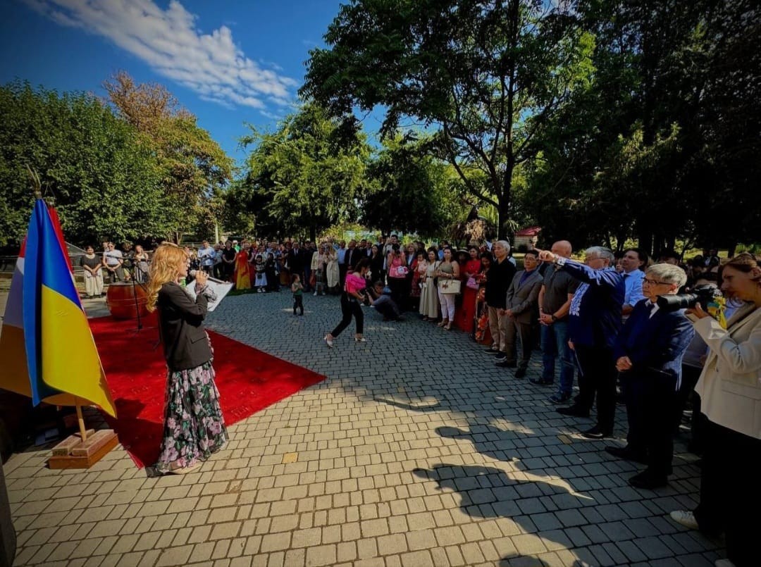 At the inauguration ceremony of “Goc Vietnam (Vietnamese corner)” in Odessa, Ukraine on September 6. Photo: VNA