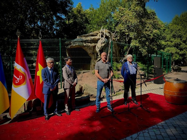 Vietnamese Space Inaugurated in Ukrainian Odessa City's Zoo