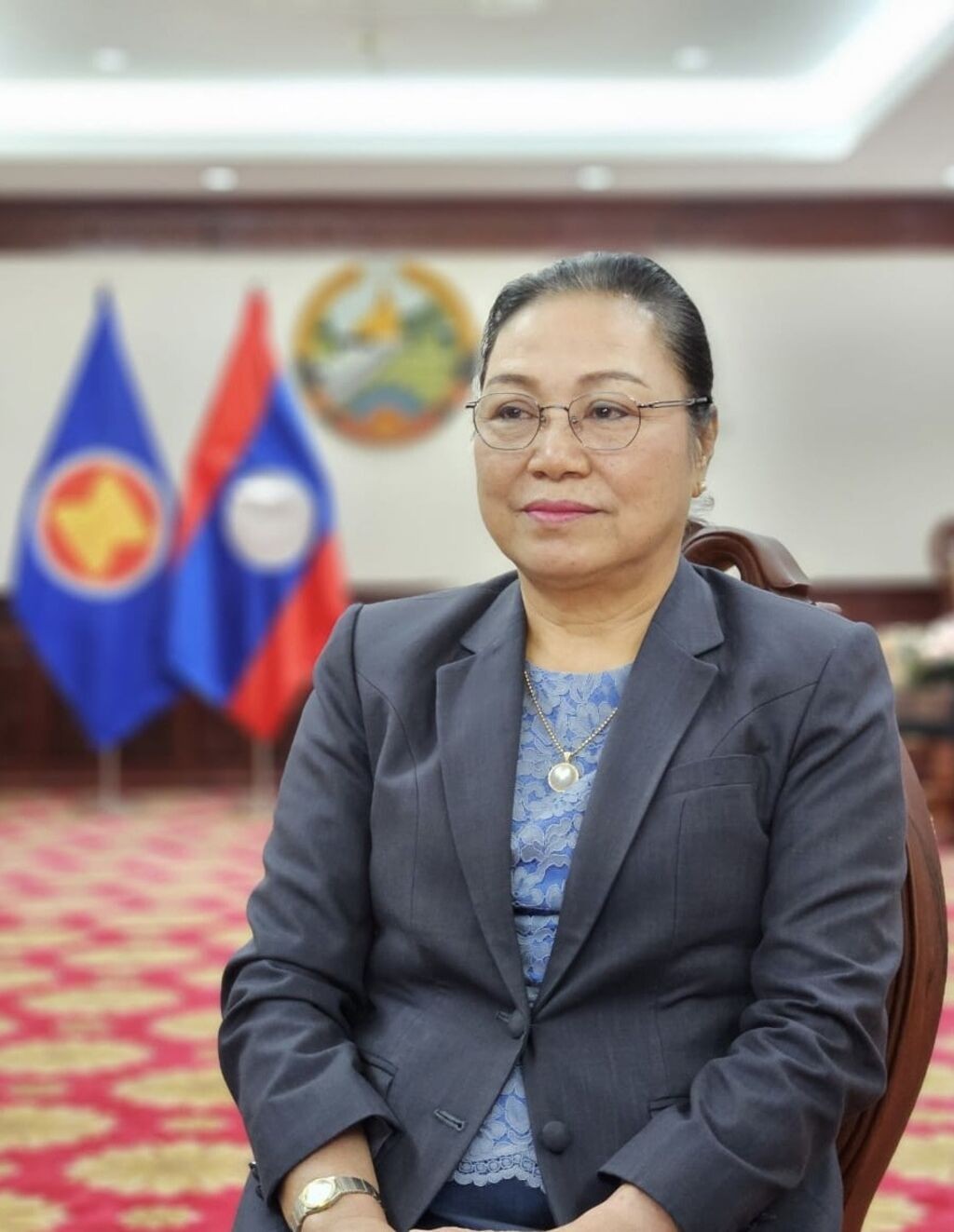 Lao Ambassador to Vietnam Khamphao Ernthavanh. (Photo: Lao Embassy in Vietnam)