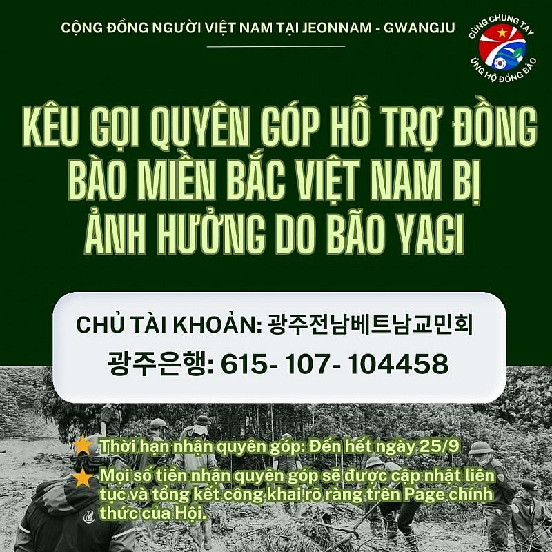 Overseas Vietnamese Support Victims of Typhoon Yagi