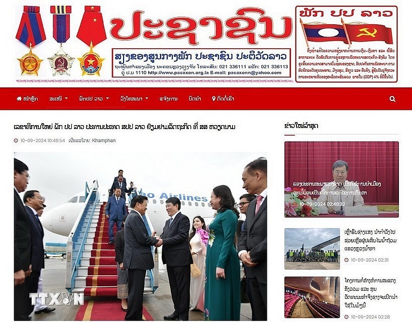 Lao Media Praises Vietnam-Laos Special Relationship