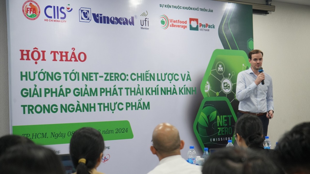 CEO of GEA Vietnam Vincent Mauer shared insights at the seminar. 