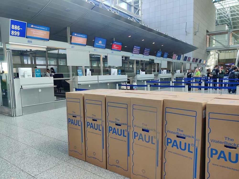World University Service Germany Offers More 18 Water Filter to Vietnamese Typhoon Victims