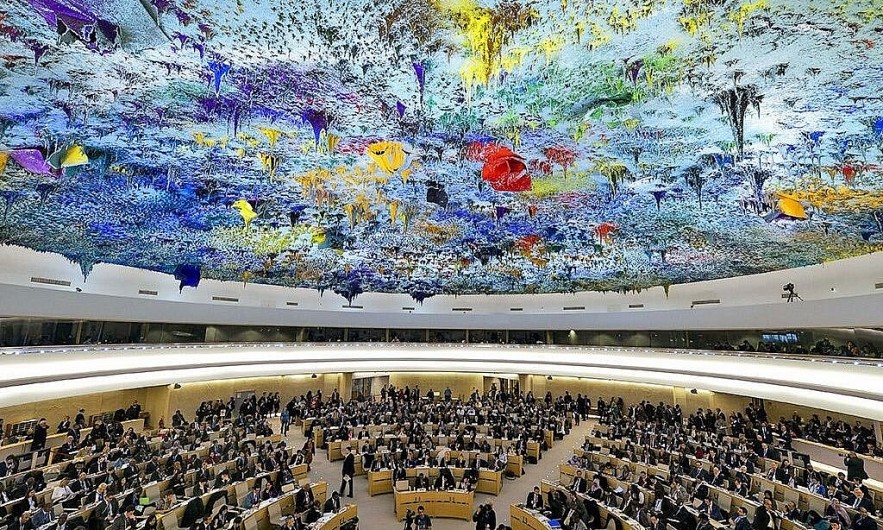 A panoramic view ò the 57th session of the UN Human Rights Council in Geneva, Switzerland. (Photo: UNHCR)