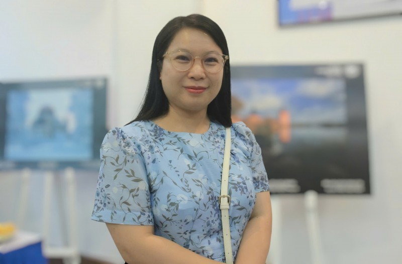 Luu Thi Nam Ha, Lecturer at the Faculty of Russian Language and Culture, University of Languages and International Studies, Vietnam National University, Hanoi (ULIS). (Photo: Bach Duong)