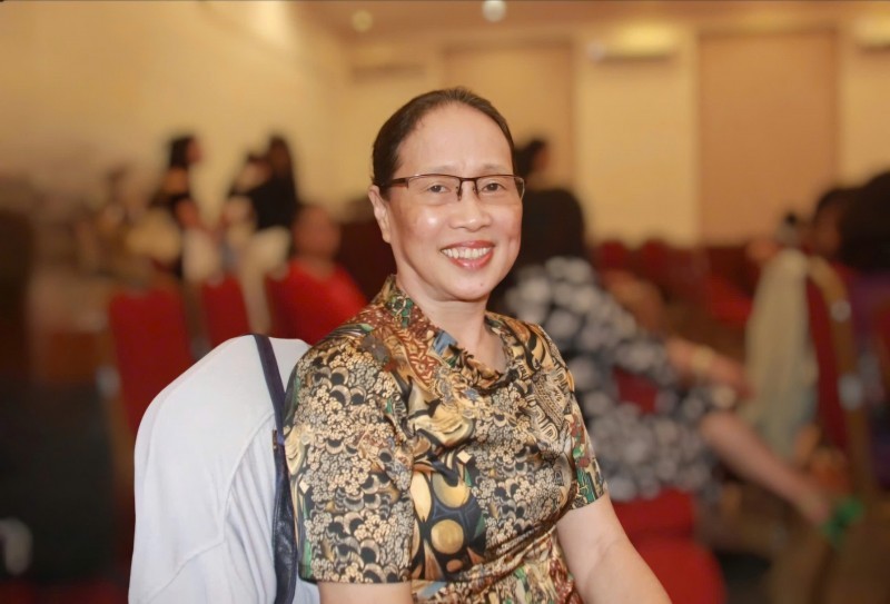 Pham Thu Hang, a Vietnamese Alumna of Moscow State Linguistic University (MSLU). (Photo: Bach Duong)