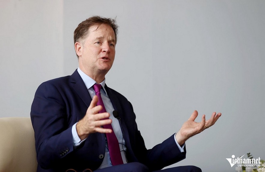 Meta President for Global Affairs Nick Clegg (Photo: Trong Dat)