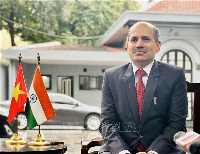 Ambassador Sandeep Arya Discusses Fortifying Vietnam-India Relations