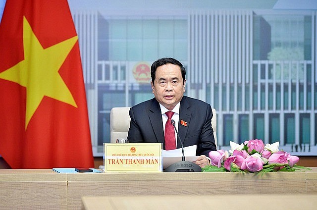 Chairman of the National Assembly Tran Thanh Man.