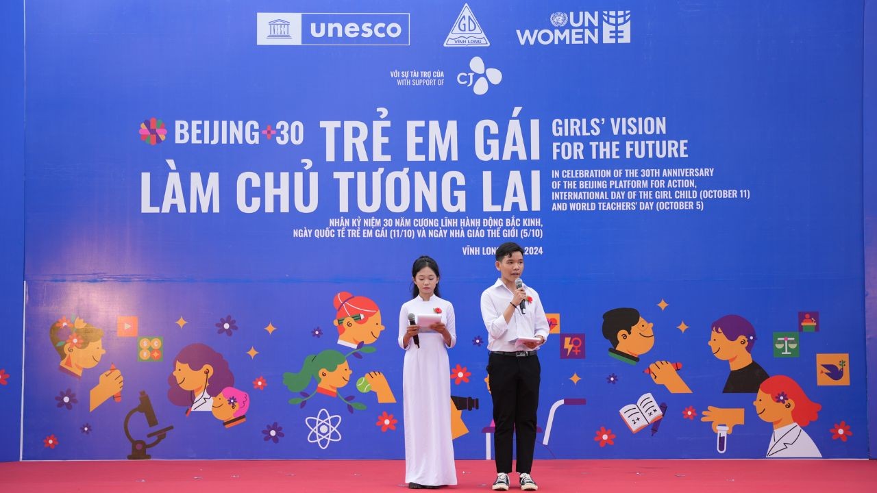 Celebrating Girls’ Vision for the Future in Vinh Long