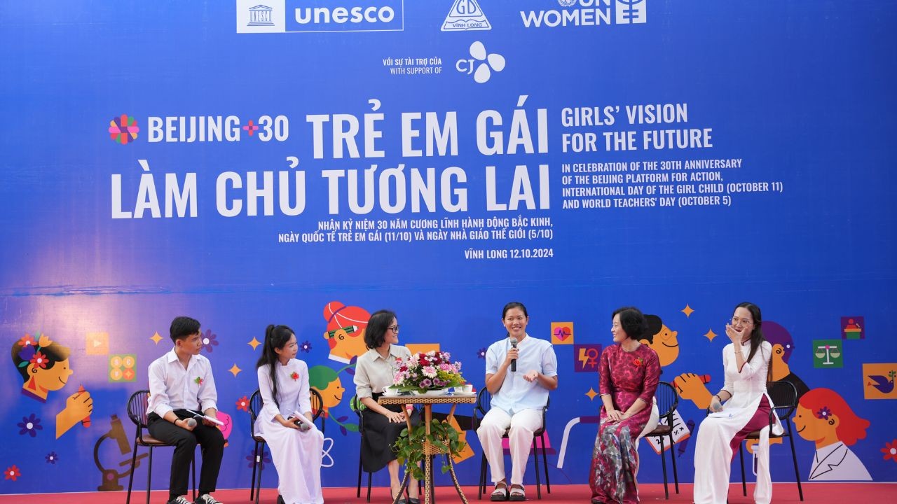 Celebrating Girls’ Vision for the Future in Vinh Long