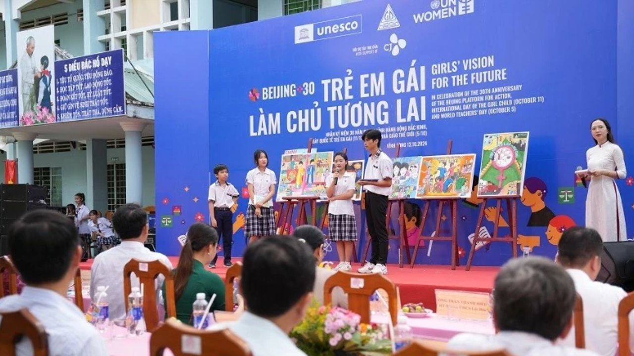 Celebrating Girls’ Vision for the Future in Vinh Long