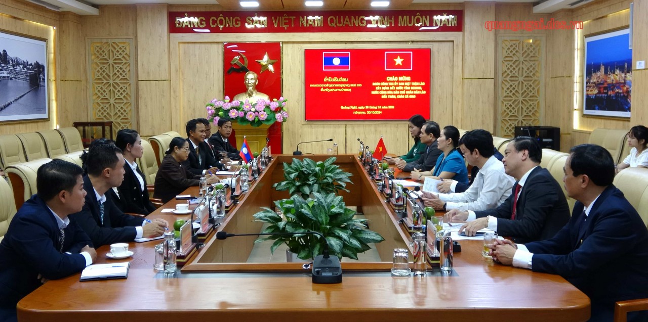 Quang Ngai, Sekong Strengthen Cross-Border Ties