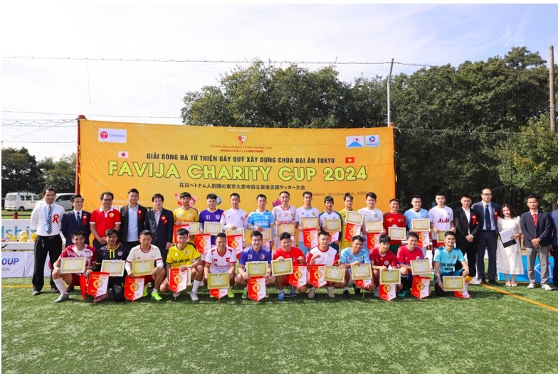 Football Tournament in Tokyo raises funds to build Vietnamese pagoda