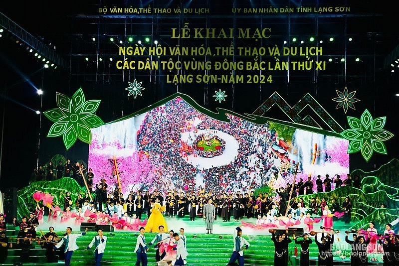 A performance at the opening ceremony (Photo: baolangson.vn)