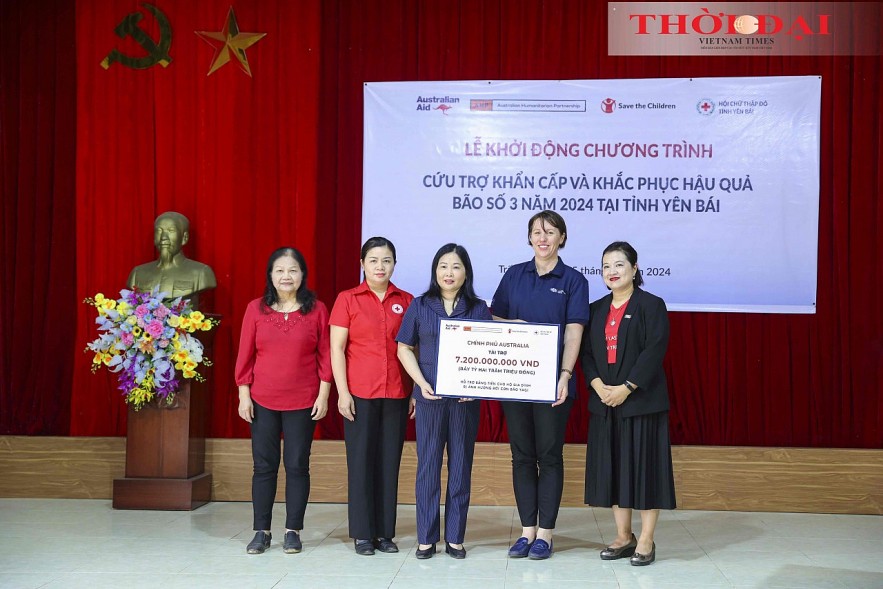 Yen Bai Receives Support from Save the Children for Typhoon Recovery