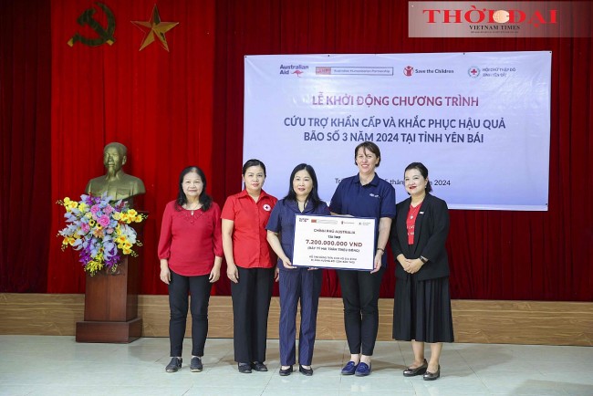 Yen Bai Receives Support from Save the Children for Typhoon Recovery