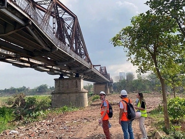 French Experts Work On Long Bien Bridge Restoration Project