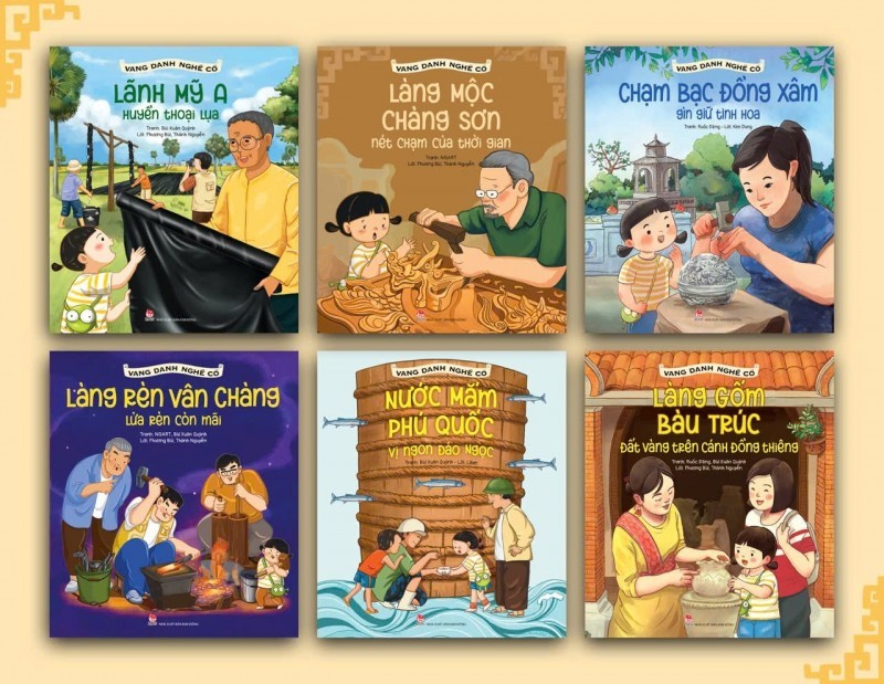 Book series “Glorifying Ancient Crafts” offers a wealth of information and knowledge about traditional Vietnamese crafts.