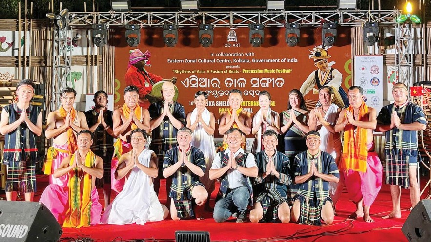 Lam Dong Artists Showcase Vietnam at Indian Folk Festival