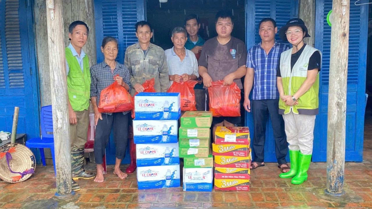 GNI Provides Relief Aid to 480 Families Affected by Typhoon Yagi in Tuyen Quang Province