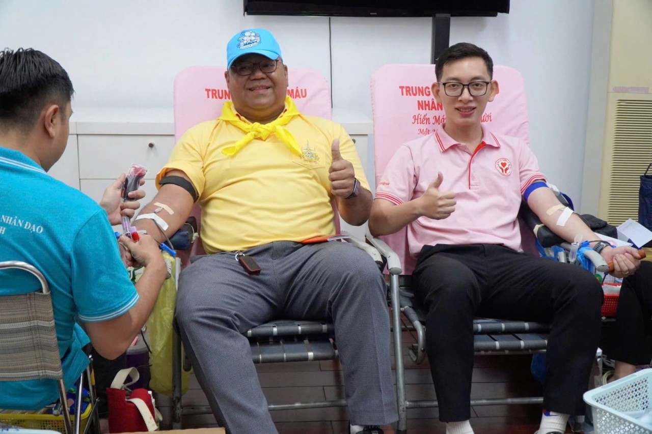 Thai Community in Ho Chi Minh City Join Charity Blood Donation