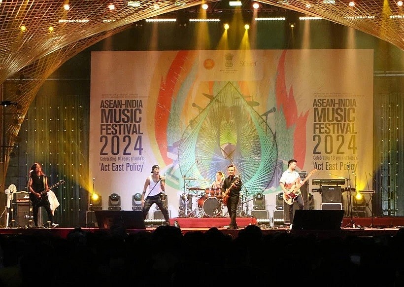 Vietnamese Band Stuns Audience at ASEAN - India Music Festival 2024