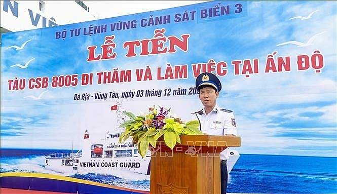 Major General Ngo Binh Minh, Commander of the Coast Guard Region 3 Command (Photo: VNA)