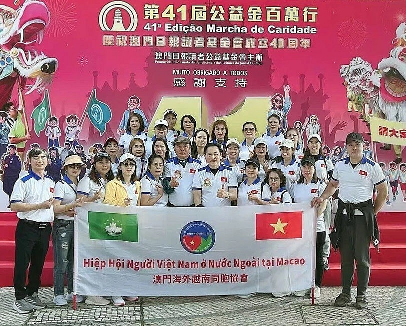 Overseas Vietnamese Community join Annual Fundraising Walk in Macau (China)