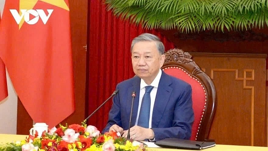 Party General Secretary To Lam of Vietnam.