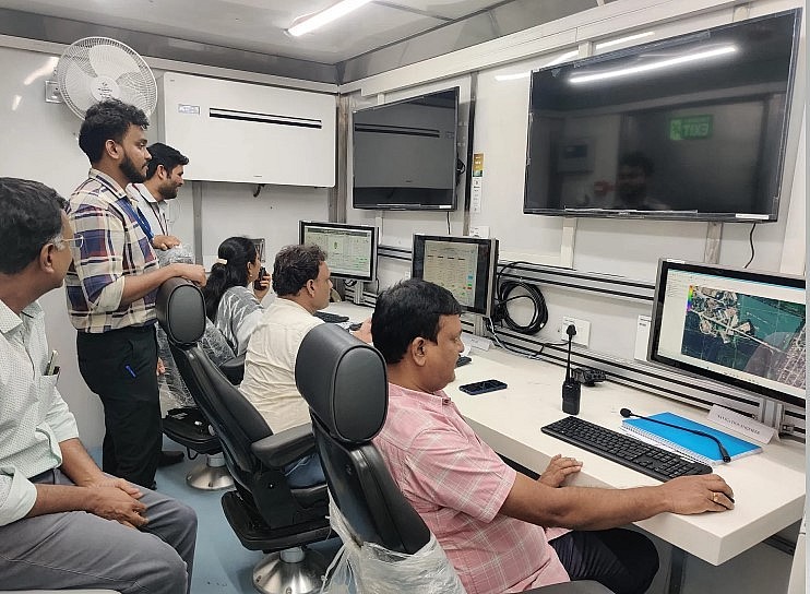 The mission control room from where the submersible will be tracked underwater | Akanksha Mishra, ThePrint