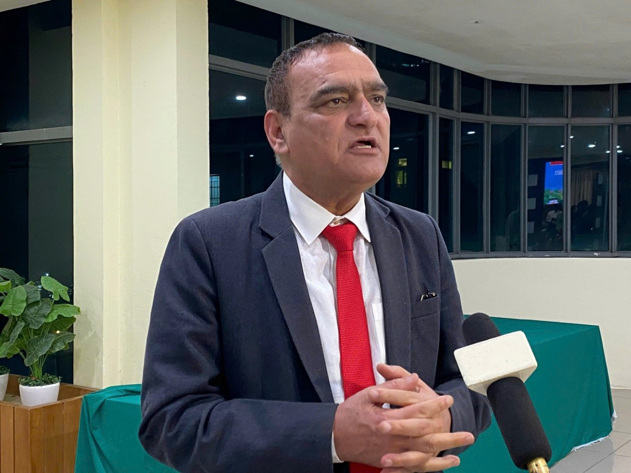 Harchand Singh, Secretary General of the All India Peace and Solidarity Organization (AIPSO), head of the Indian people's delegation attending the 12th Vietnam - India People's Friendship Festival. (Photo: Dinh Hoa)